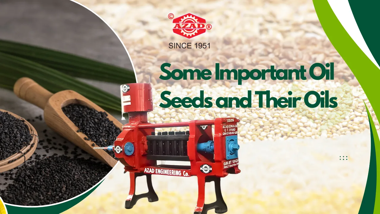 Read more about the article Some Important Oil Seeds and Their Oils 